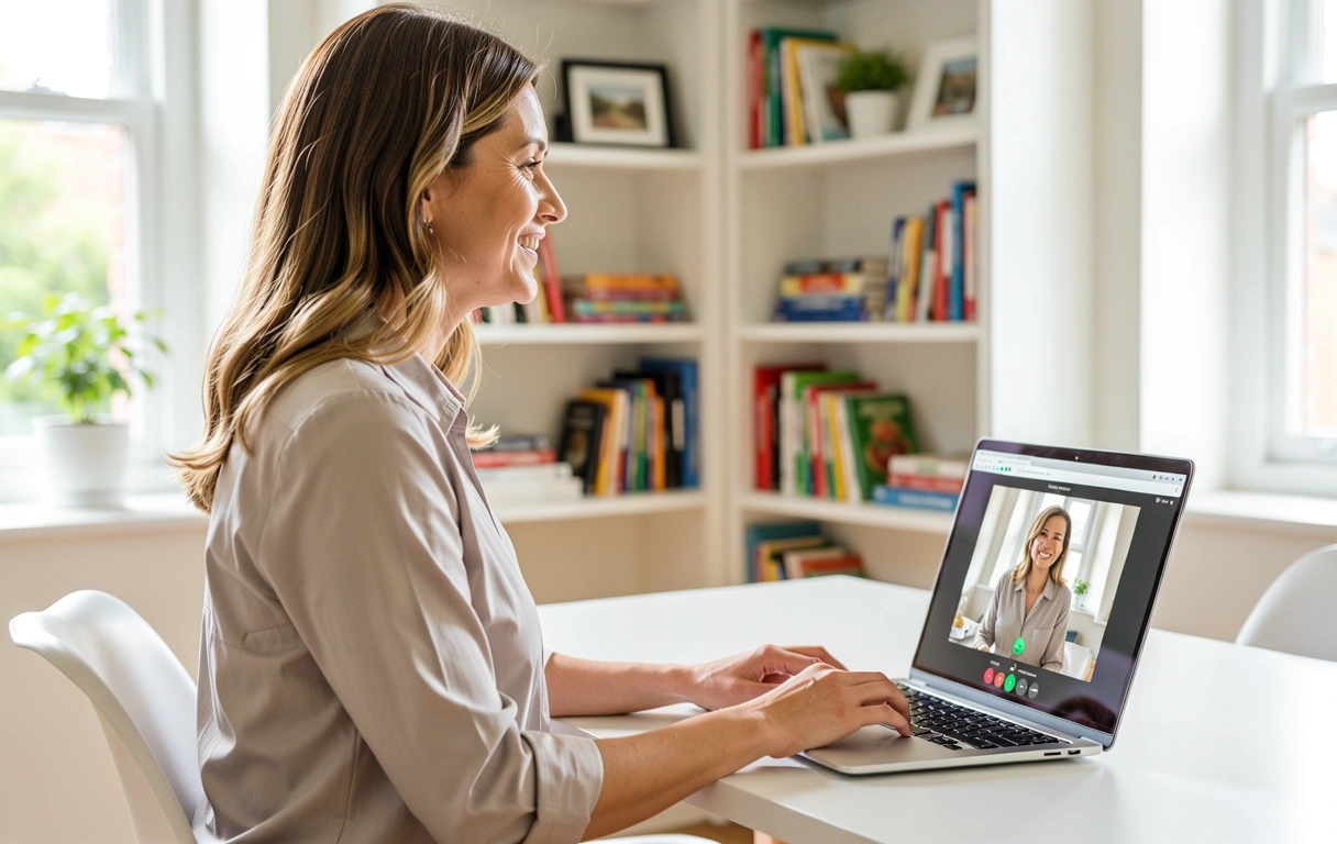 Virtual consultation in progress